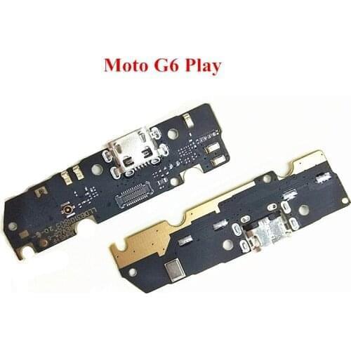 10pcs/Lot USB Charging Port Dock Connector Board Flex Cable For Motorola Moto G6 Play