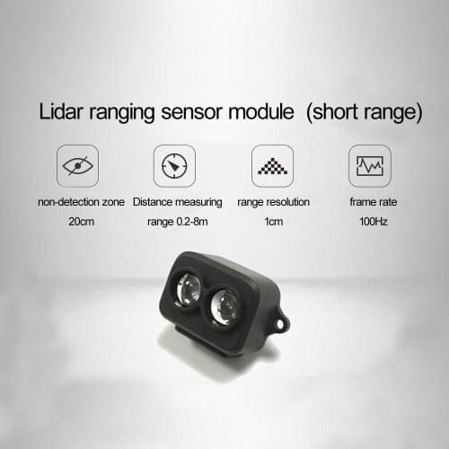 TF-luna lidar UART 8m single point ranging sensor For Smart toilet application Small volume easy to integrate Distance Sensor
