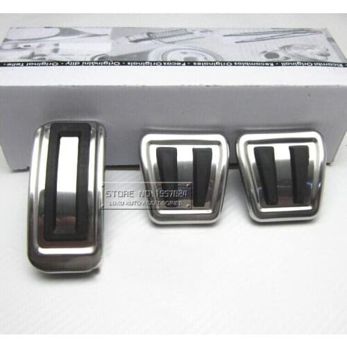 DEE Stainless steel Car Accessories For MAZDA 3 MAZDA 6 MAZDA3 MAZDA6 MT/AT Gas Brake Clutch Accelerator Pedal Pedale Pad