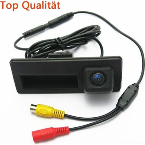 For CCD Audi A4 S4 A5 S5 Q5 A6L A8L VW Tiguan Toureg Octavia Porsche Cayenne 958 Car Back Parking rear view Camera Trunk handle