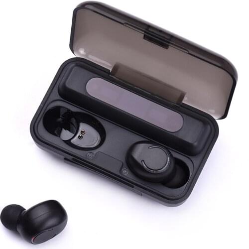 F9-9/F9-10 TWS BT Earphones BT 5.0 Headset 9D Stereo Sound Noise Reduction Sweatproof Mini Earbuds Handsfree HD Call LED Display