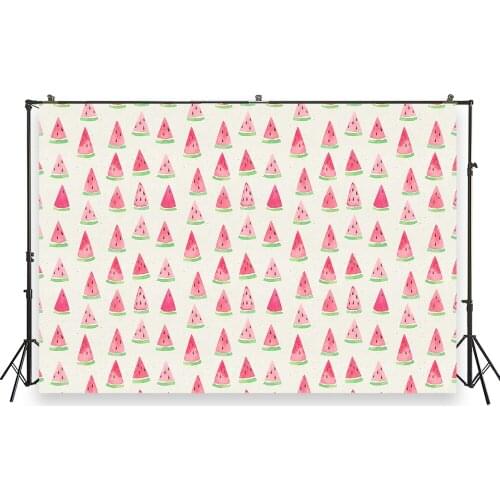 HUAYI Photo Background Newborns Baby Shower Birthday Photography Backdrops Watermelon Custom Studio Photobooth Backdrop XT-6796