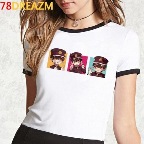 Toilet Bound Hanako Kun top tees tshirt women graphic tees women white t shirt kawaii ulzzang aesthetic t shirt aesthetic