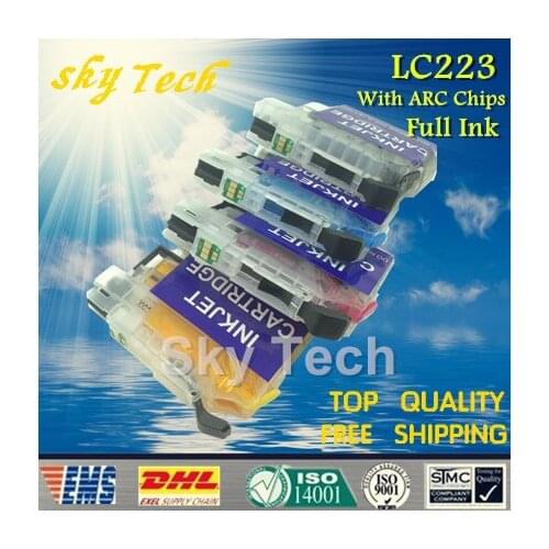 Full Ink refill cartridge suit for Brother LC223 ,LC-223 For Brother J562DW J4420DW J4620DW J4625DW J5320DW J5620DW J5625DW Etc