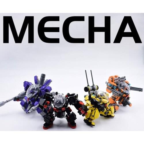 MOC Building Block Maker Game Enthusiasts Battle Mecha Creative Assembly Model Childrens Toy DIY Building Bricks Birthday Gift