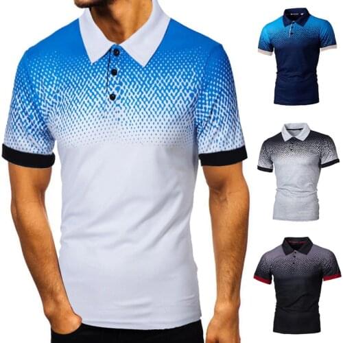 Polo Men Shirt Short Sleeve Tee Shirt Breathable Camisa Masculina Hombre outdoor Golftennis Men Blouse 3D style