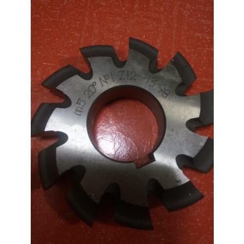 Set 8Pcs Module 5 PA20 Bore32 1#2#3#4#5#6#7#8# Involute Gear Cutters M5