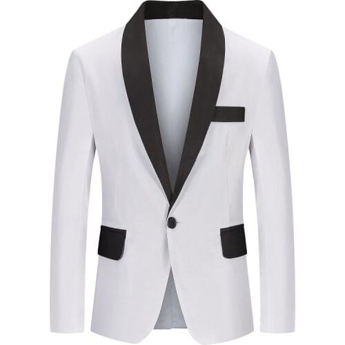 New Men Business Casual Suit Jacket Blazer Costume Suits Dress Party Coats