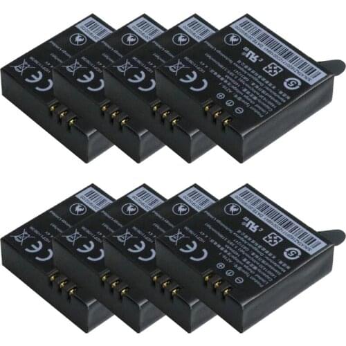 Wholesale 8pcs 3.85V 1400mAh xiaoyi 2 Battery Original mi 4k Batteries for xiaomi yi action camera 4k