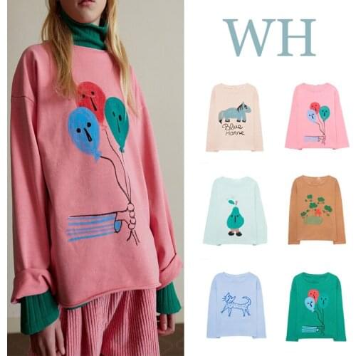 Ship In September) Per-sale 2021 WH Toddler Girl T-Shirts Cartoon T-Shirts Fashion Boy Tops Kid Boutique Clothing Wholesale