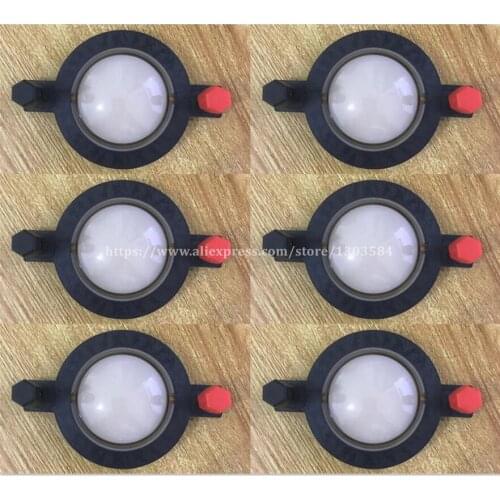 6PCS CCAR FLAT WIRE High Quality Replacement Diaphragm For B&C DE250 DE160 DE16 8Ohm Repair kit for driver 44.4MM