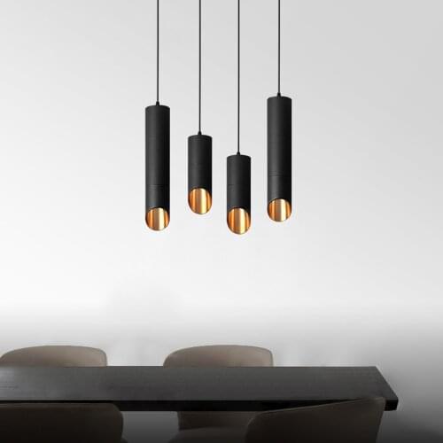 Nordic Modern loft hanging Pendant Lamp Fixtures Dimmable LED Pendant lights for Kitchen Bar living room Hanging Lamps