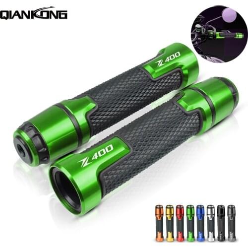 7/8" Motocycle Handle bar Hand Grips hand grip For Kawasaki Z400 2010-2019 2011 2012 201 2014 2015 2016 2017 2018 Z-400 Z 400