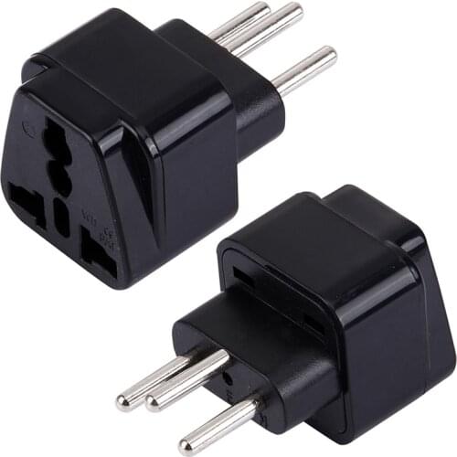 Hot Universal Black Copper 10A 250V EURO UK AU USA EU to Swiss Switzerland Suisse 3 Pin AC Power Plug Converter Travel Adapter