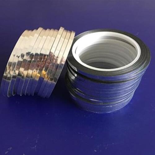 LED backlight PET high temperature resistant silver tape opaque bright silver dragon edge strip Wrapped film Reflective tape