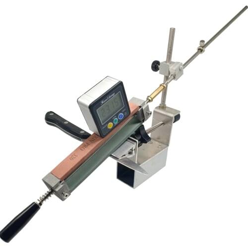 2020 New Knife sharpener Clip flip KME Grinding tools Grinder machine 200# 500# 1000# diamond whetstone Leather strop Sy-002