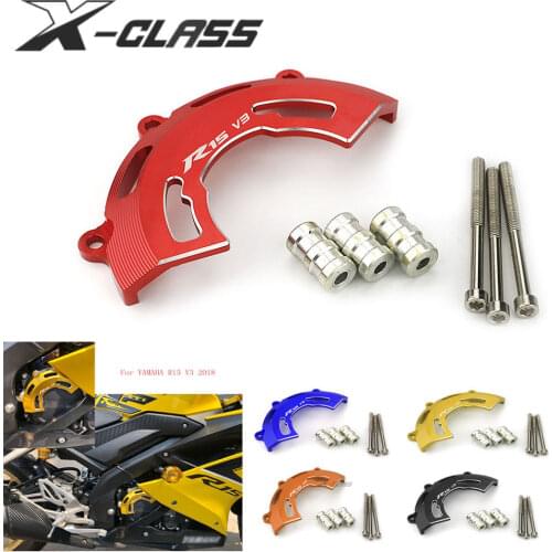 For YAMAHA R15 V3 2018 Motorcycle Engine Guard Engine Cover Side Protector Decoration Modified Red Blue CNC Aluminum Accessories