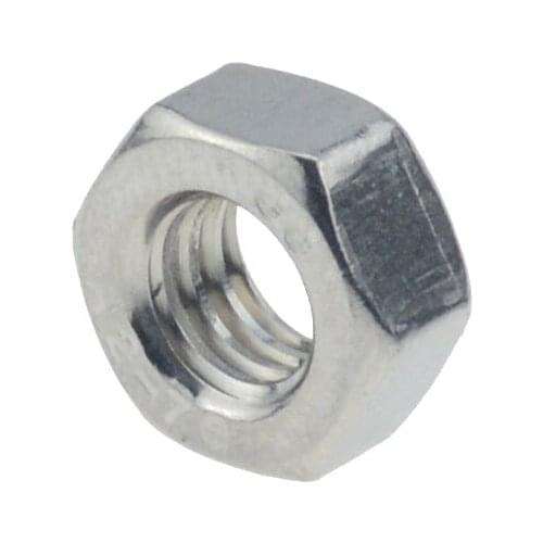 100pcs/lot Metric thread DIN934 M5 304 Stainless Steel Hex Nuts