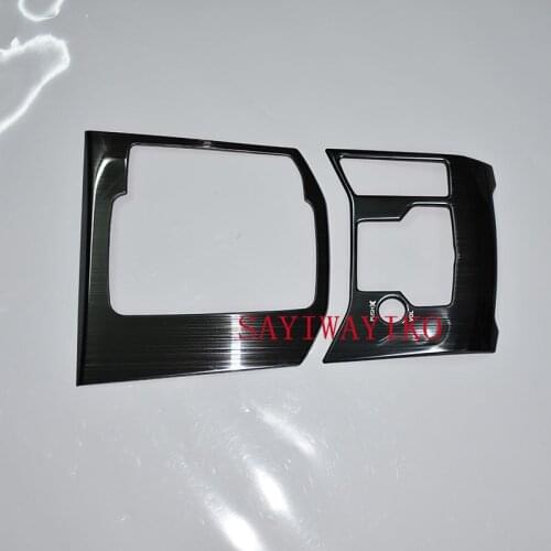 Auto Gear Panel Stainless Steel Decoration Car Covers For MAZDA CX-5 CX5 2017 2018 2019 2020 AT Automatic Gearbox Car Styling