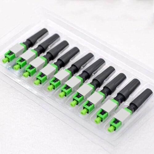 GONGFENG 100pcs NEW HOT SELL SC/APC Optical Fiber Fast Connector FTTH Embedded Fiber Optical Quick Connector Special Wholesale
