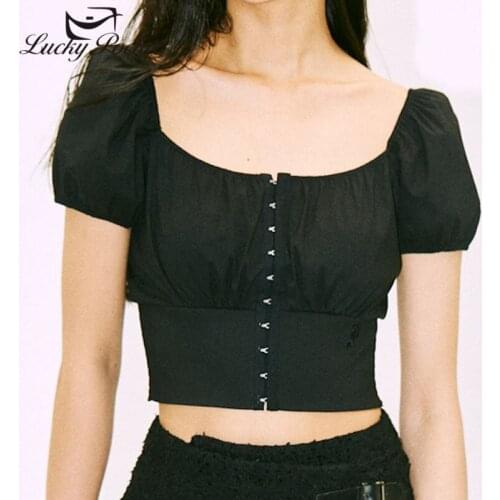 Lucky Pocket Short Sleeve Shirts For Women
