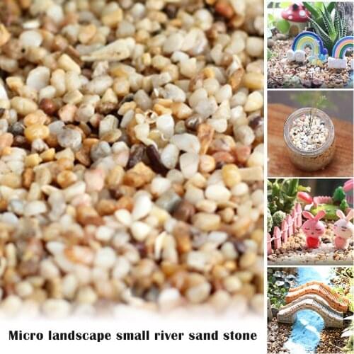 Miniature Sand Stone Ornaments Home Garden Crafts Decoration Fishing Tank RE