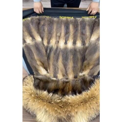 Winter Parka Men Fur Coat Real Muskrat Fur Liner Jacket Hooded Warm Raccoon Fur Collar Plus Size Coat Free Shipping