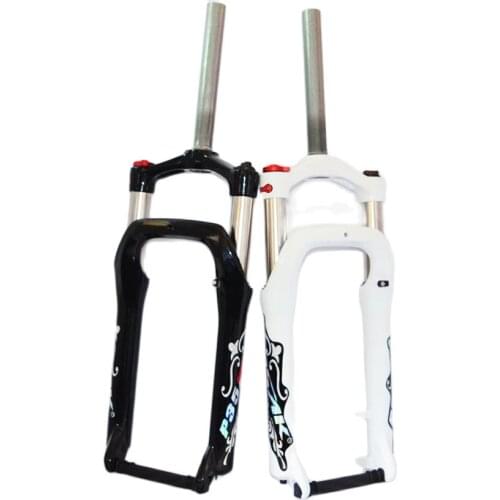 PASAK 20 inch snow bike front fork ATV shock absorber oil spring fork magnesium alloy wide tire 4.0 off-road bicycle 135MM