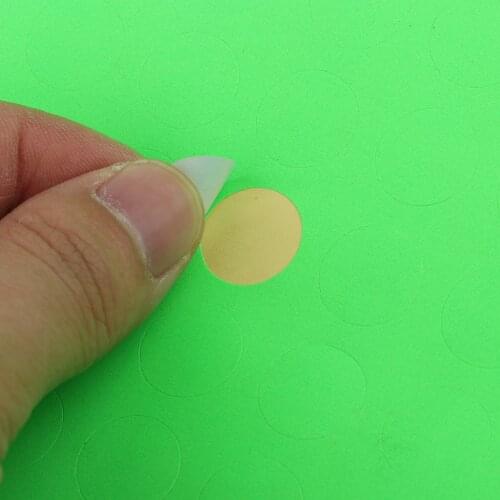 Removable Color Coding Labels, Round, 0.4 Inches, Pack of 10 Sheets Green