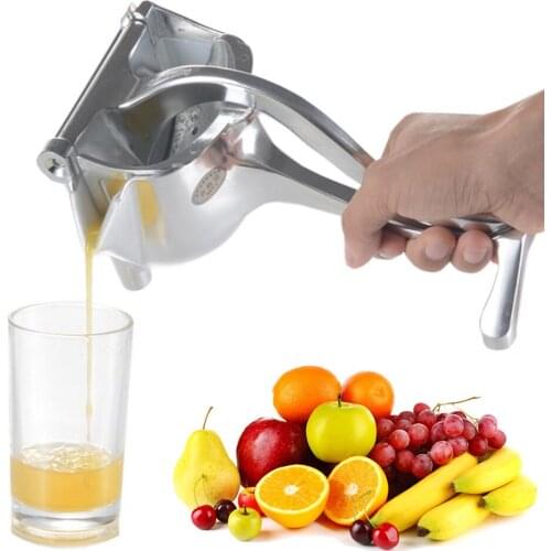 Metal Manual Juicers Alloy Citrus Lemon Hand Press Fruit Juicer Orange Juice Extractor Fresh Oranges Squeezer Stainless Steel