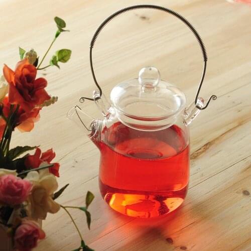 Heat resist 400ml Glass teapot with infuser/filter/strainer,13oz coffee pot,brew flower/matcha/black/green/Chinese/puer tea,gift