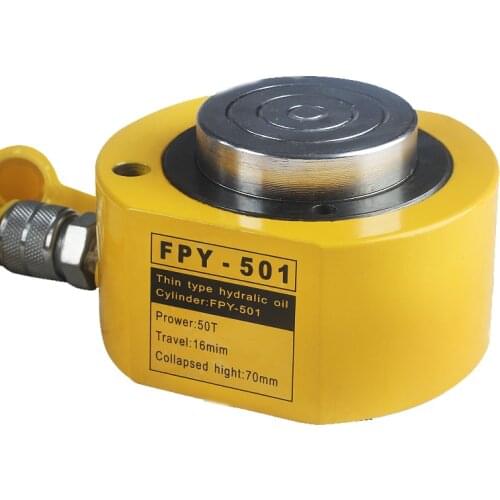 Ultra-thin Portable Hydraulic Lifting Jack Separate Hydraulic Booster Hydrocylinder 5T