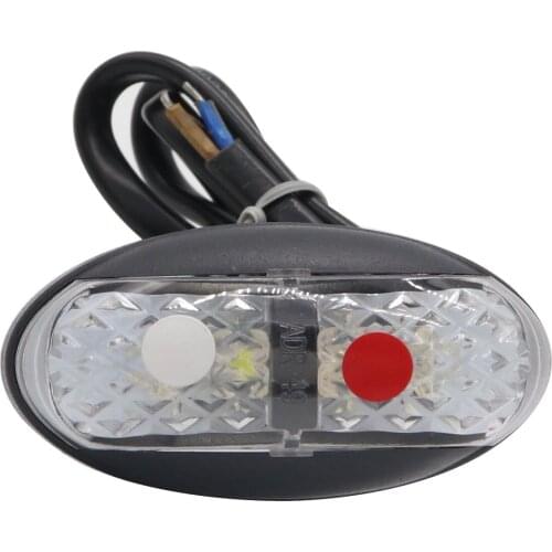 Waterproof Car LED Side Light Turn Signal Light 10-30V For Truck Trailer Red White Light Suitable For Truck Trailer Fire Engines