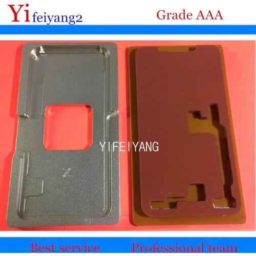 1SET YIFEIYANG for iphone X TEN 10 Vacuum Metal Mold Mould LCD Screen Laminating WITH Positioning Alignment mat