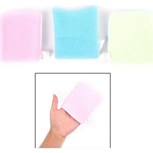 1PCS 10*8.5CM Natural sponge Beauty Reusable Facial Cloth Face Towel Makeup Remover Cleansing Glove Tool