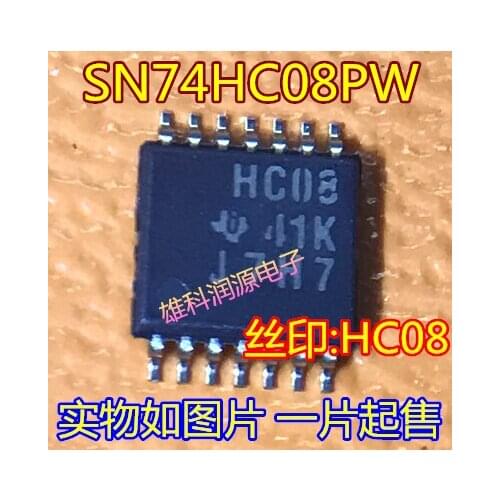 10pieces SN74HC08PW HC08 TSSOP-14 74HC08PW