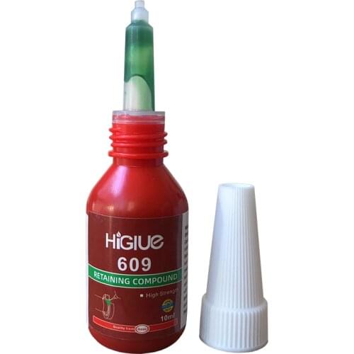HiGlue 609 Anaerobic Glue Sealant Adhesive Retaining Compound 10ml*10pcs
