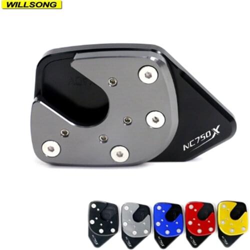 Side Kickstand Foot Stand Extension Support Plate Enlarger Pad For HONDA NC750X 2014-2021 Year Motorcycle Accessories