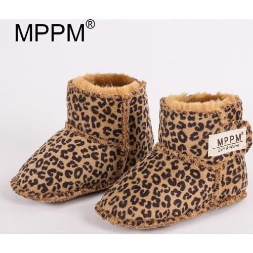 MPPM Baby Snow Boots for Winter Infant First Walker Soft Sole Girls Baby Booties Boy Baby Boots 6-24M