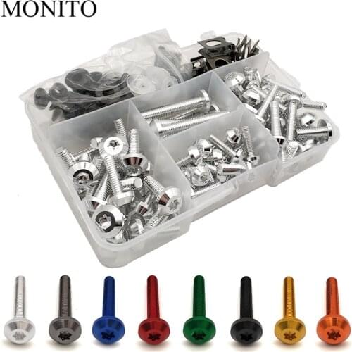 For YAMAHA YZF R25 R15 R6 R125 z750 Z800 FZ8 FZ1 FZ6R ER-6N Accessory Motorcycle Custom Fairing Body Bolt Screw Spring Bolts