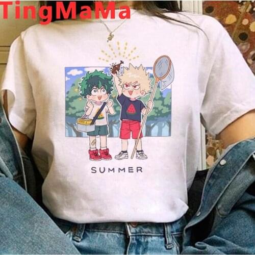 My Hero Academia Boku No Hero Academia Midoriya Izuku Deku t-shirt male streetwear kawaii 2021 aesthetic tshirt aesthetic