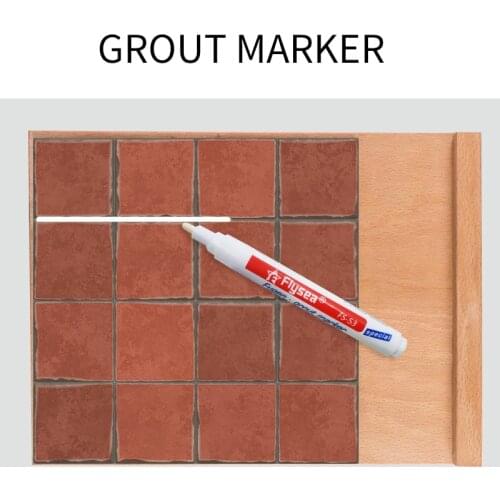 Tile Grout Pen Tile Gap Repair Pen Floor Tile Repair Pen Bathroom Porcelain Filling Waterproof Mouldproof Cleaner Agents Paint