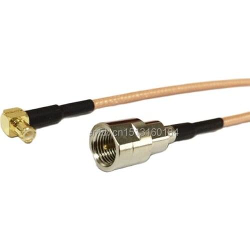 New Modem Coaxial Cable MCX Male Plug Right Angle To FME Male Plug Connector RG316 Cable Pigtail 15CM 6" Adapter