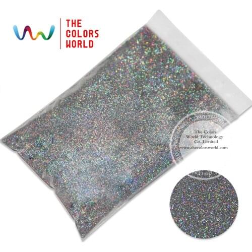 TCA101 Laser Diamond Silver Color 0.1MM 004" Glitter dust ,Specular luster glitter for nail,tatto,Art decoration and others