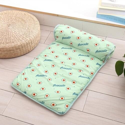 Summer Ice Silk Cat Bed House Dog Bed Kennel Dog House Sofa Cushion Cat House Pet Bed Cat Rug Cat Bed Cama Para Gato Teepee