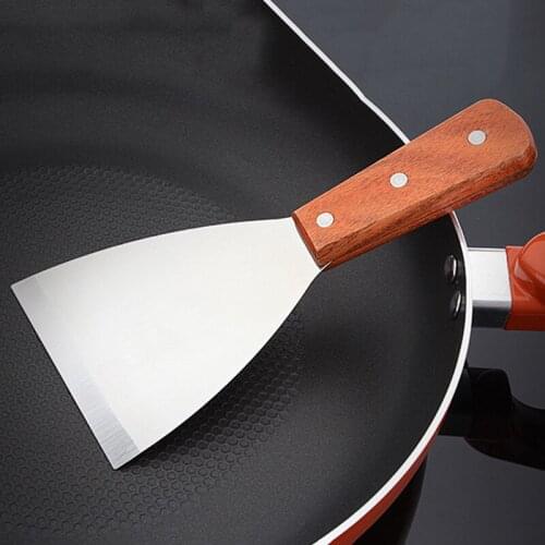 Stainless Steel Spatula Steak Spatula Pancake TurnerPizza Steak Shovel Cook BBQ Baking Tool Stainless Steel Putty Tool