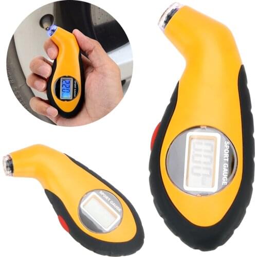 Tyre Air Pressure Gauge Meter Electronic Digital LCD Car Tire Manometer Barometers Diagnostic Tools For Auto Car Motorcycle Car