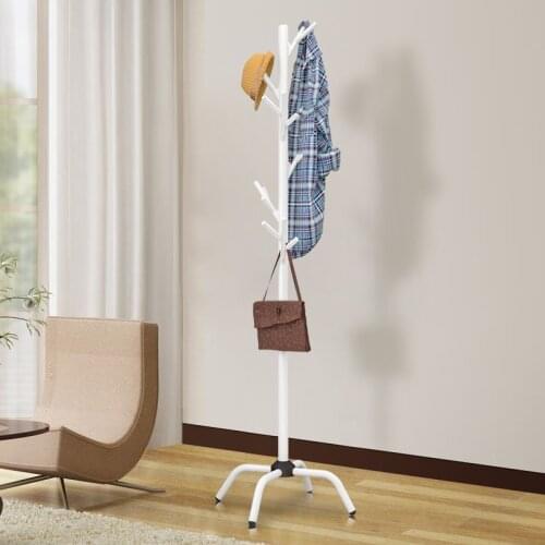 Metal Coat Rack Multifunctional Floor Home Bedroom Clothes Hanger Living Room Creative Clothes Rack