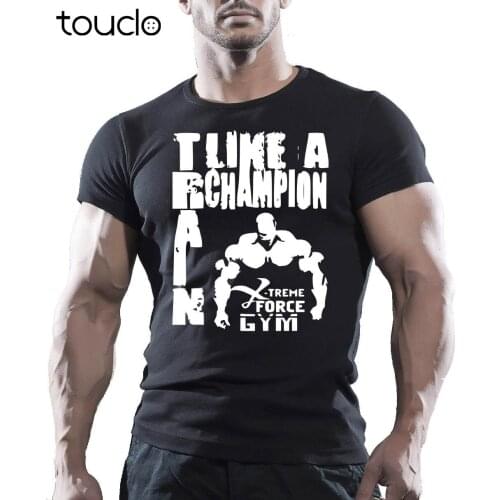 Mens Gym Bodybuilding Mma Motivation T-Shirt Beast Workout Clothing Training