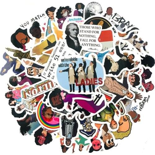 10/30/50PCS Cartoon Music Star Diary Graffiti Suitcase Laptop Skateboard Guitar Toy Decorative Waterproof Stickers Wholesale